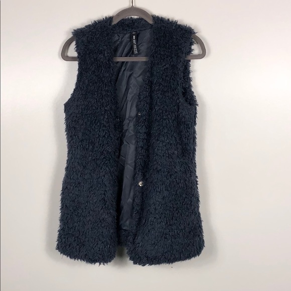Design Lab | Faux Fur Teddy Bear Vest~S - Picture 1 of 9